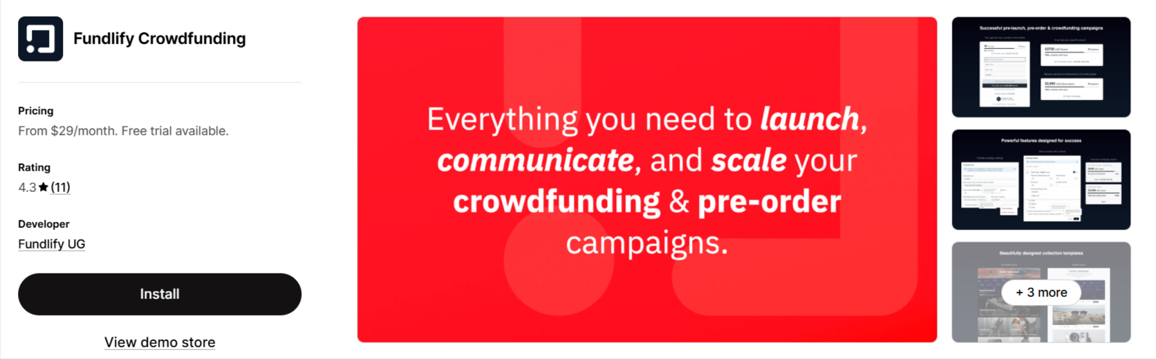 Fundlify Crowdfunding