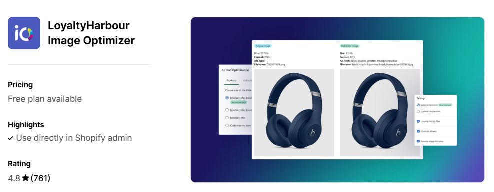LoyaltyHarbour Image Optimizer