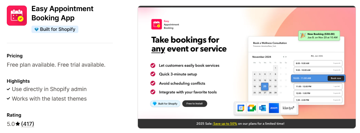 Easy Appointment Booking App