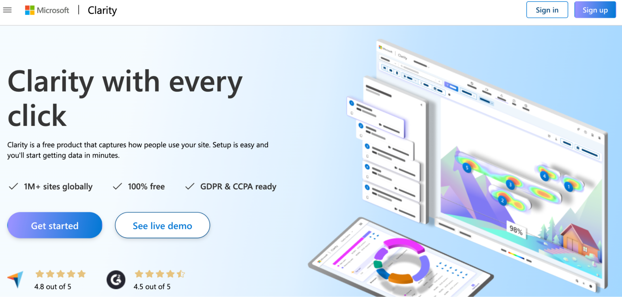 Create a Microsoft Clarity Account