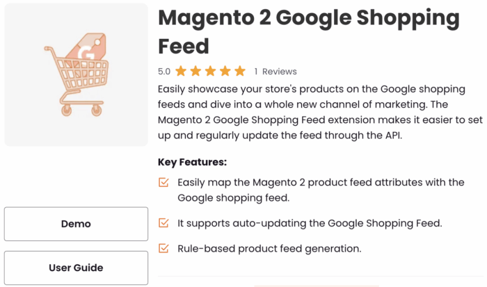 Magento 2 Google Shopping Feed Extension by Meetanshi