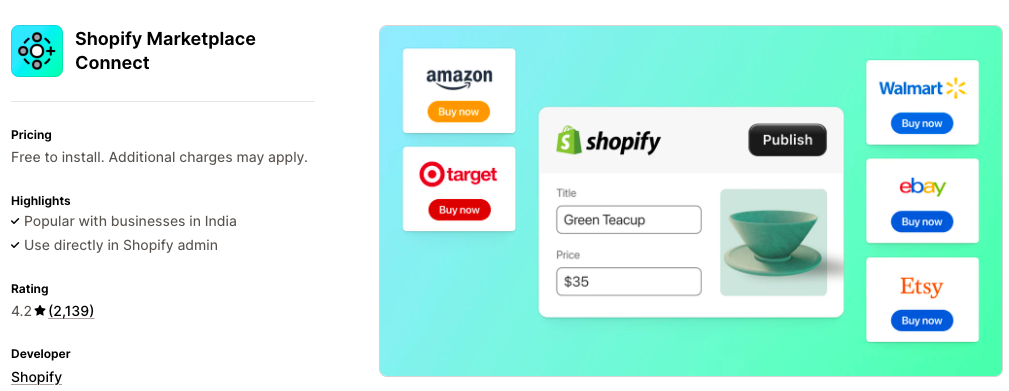 Shopify Marketplace Connect