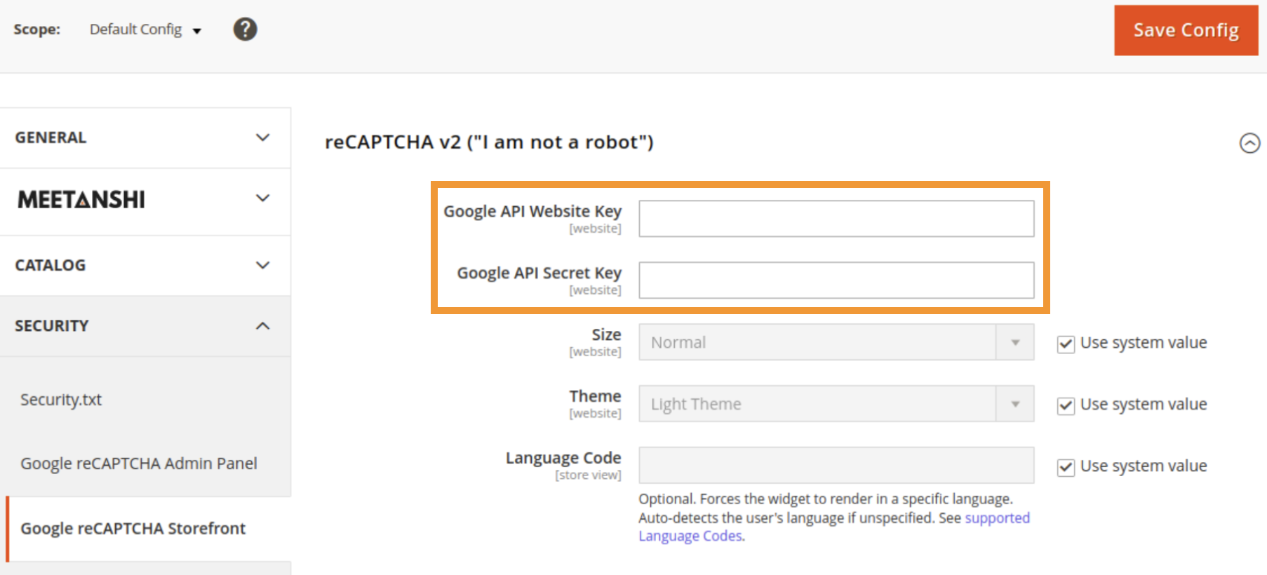Add Google reCAPTCHA in Magento Admin