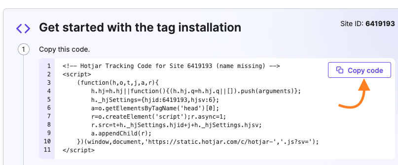 Copy Code and Head to Shopify