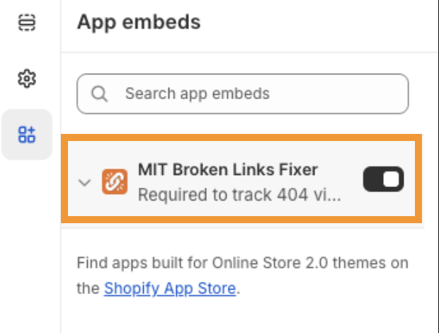 Enable the Mit Broken Link Fixer App