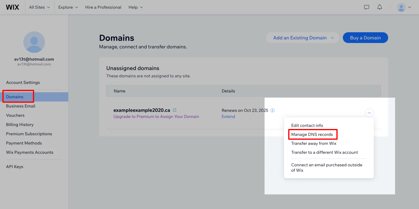 Manage DNS Records