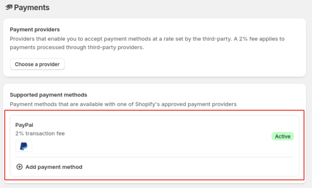 Find the PayPal Account