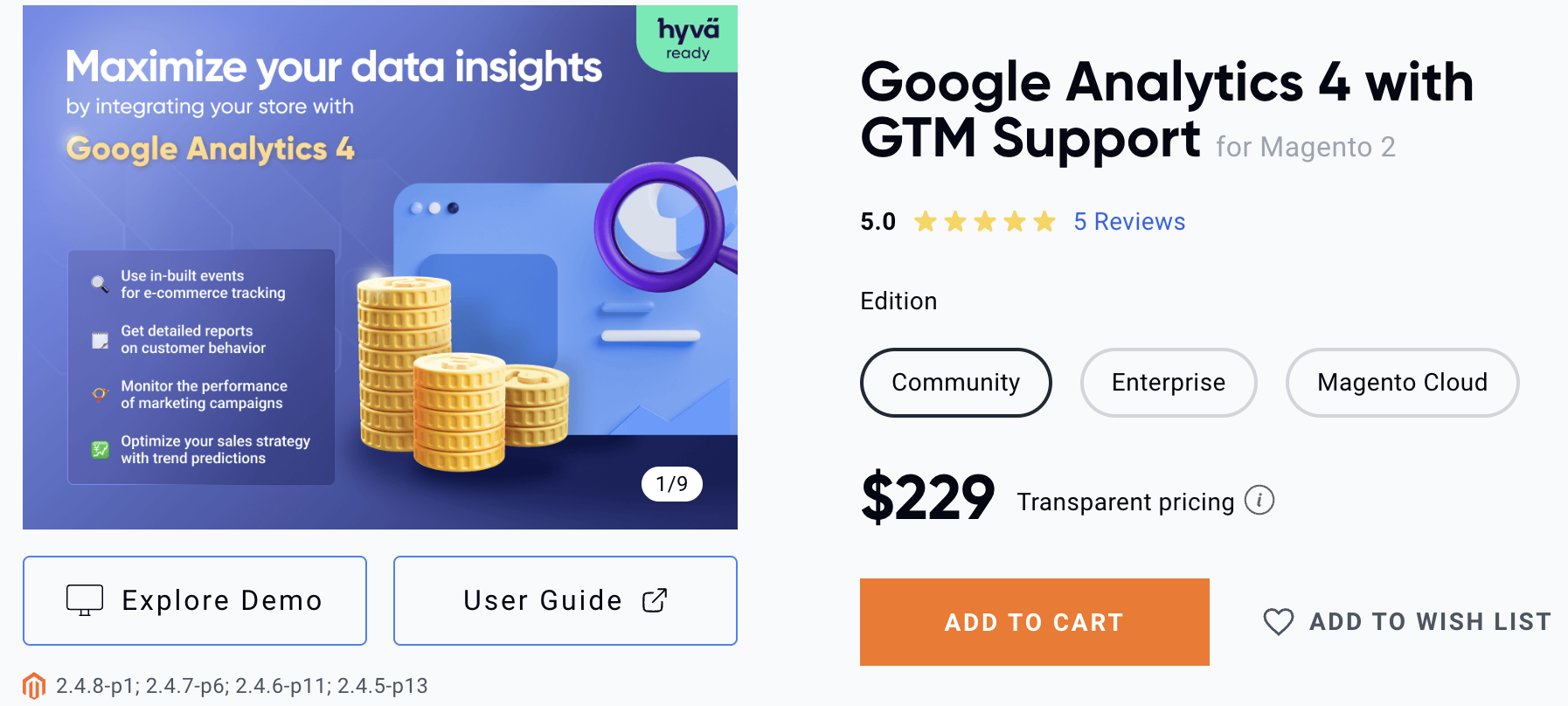 Google Analytics  4 With GTM Support by Amasty