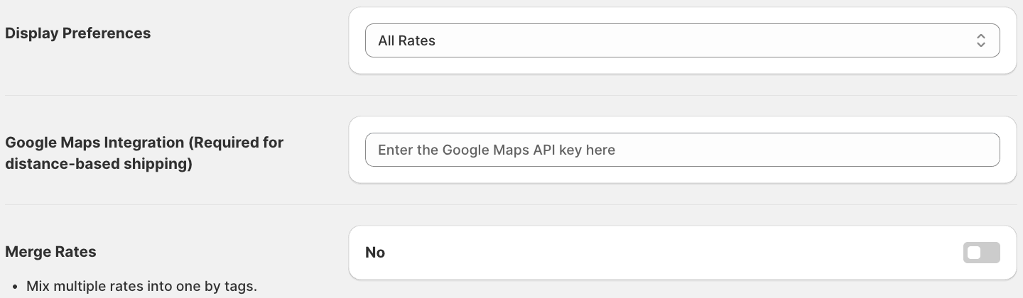 Configure and Save the Settings