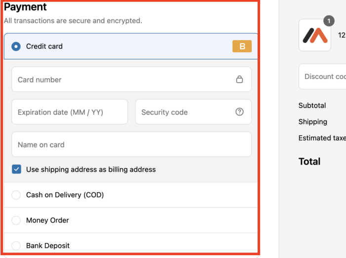 Hide PayPal Button in Shopify