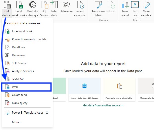 Load Data into Power BI