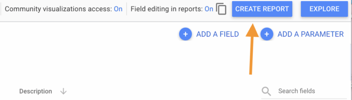 Create report using the CSV URL data