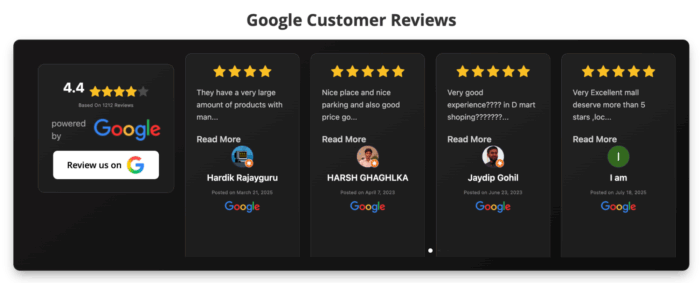 Customizable Google Reviews Widget