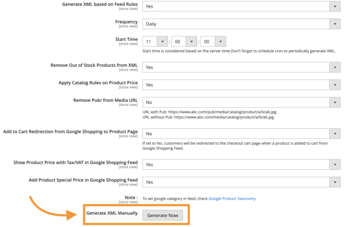 Generate Magento XML product reports