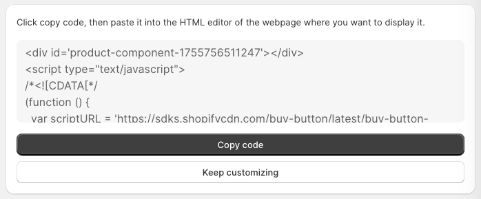 Copy code