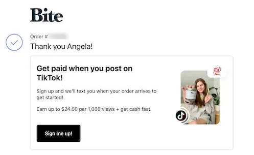 Bite Turns Customers into TikTok Brand Advocates