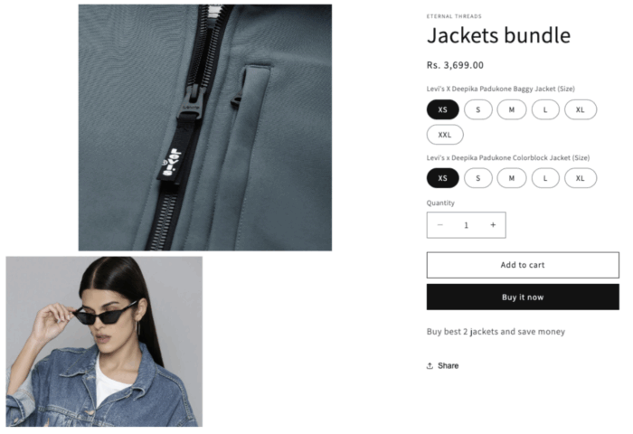 Shopify Product Page
