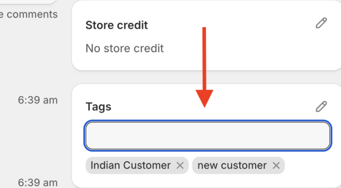 Add or Edit Tags