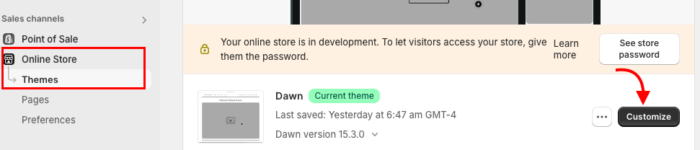 Enable the Product Recommendation on the Theme
