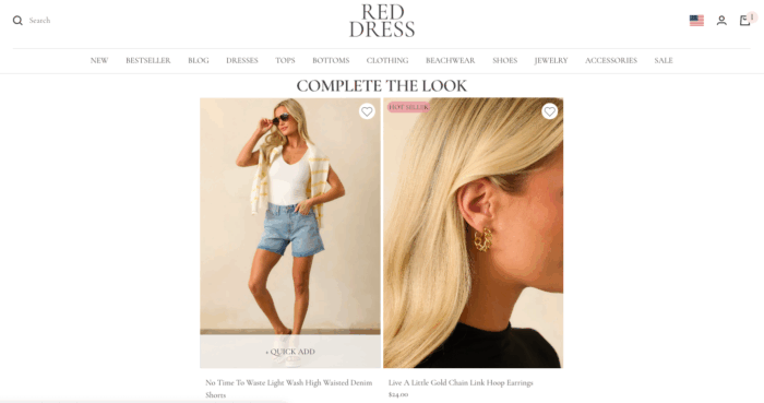 Red dress boutique_complete the look