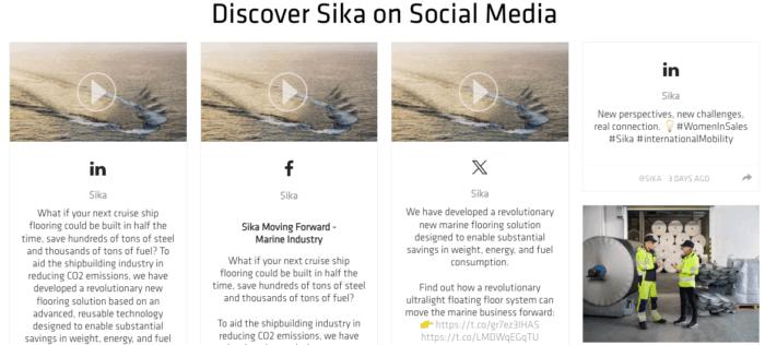 Social Media Widget