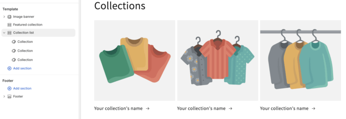 collection template