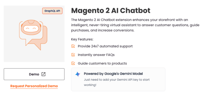 Meetanshi Magento 2 AI Chatbot