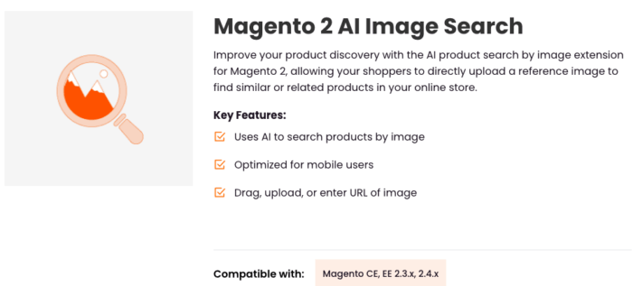 Meetanshi Magento 2 AI Image Search
