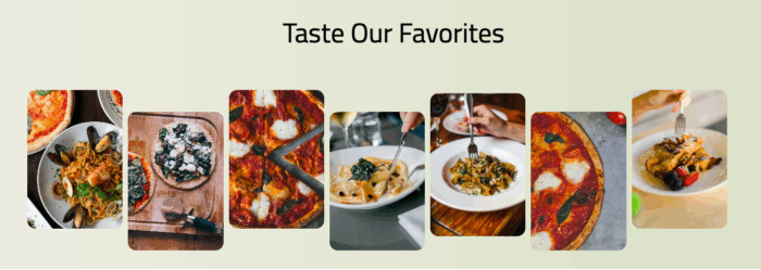 Shopify image gallery section using MIT sections pro app