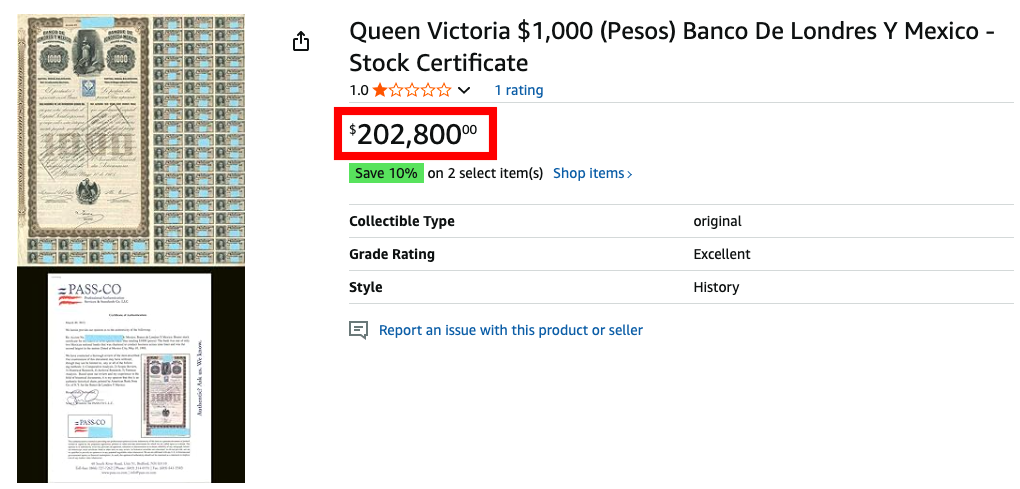 Queen Victoria Londres Mexico Stamp
