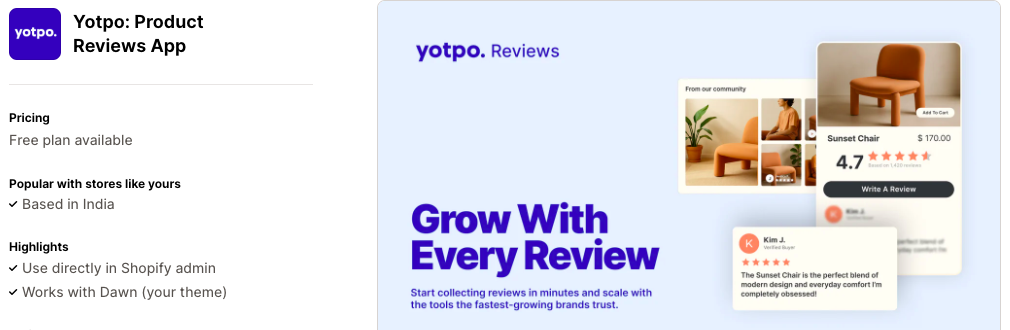 Yotpo: Product Reviews App