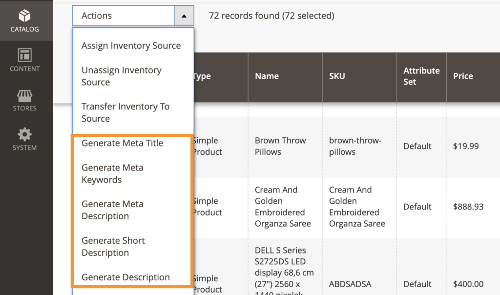 AI content generator for Magento 2