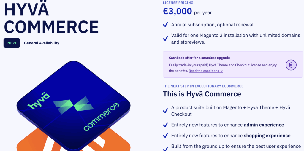 Hyva Commerce Product Page