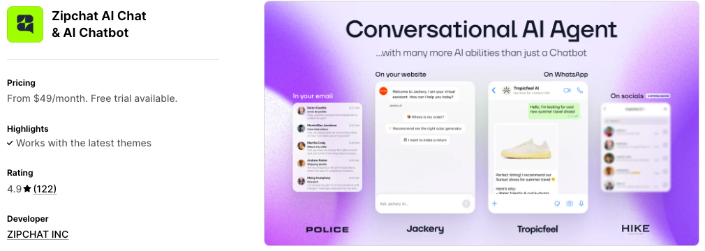 Zipchat AI Chat & AI Chatbot