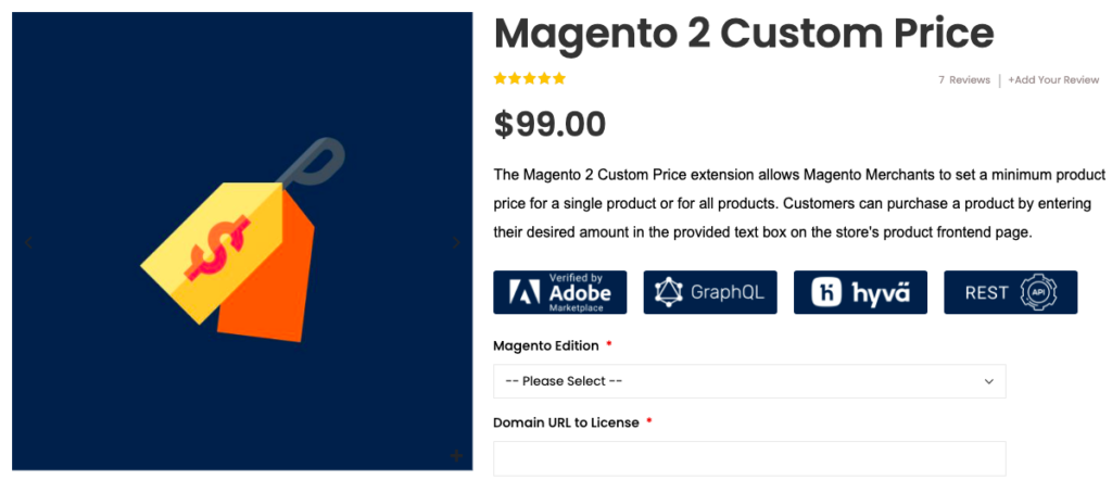 Magento 2 Custom Price by VDC