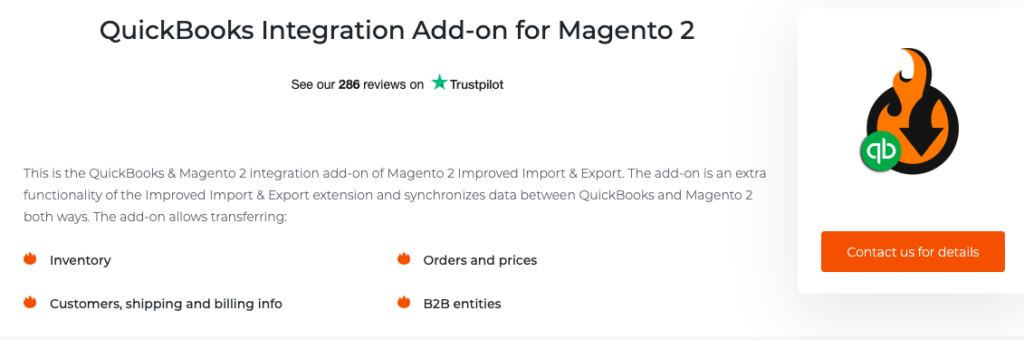 QuickBooks Integration for Magento 2 by FireBear Studio
