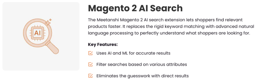 Meetanshi Magento 2 AI Search