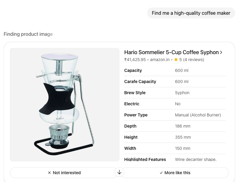 AI Shopping Assistant