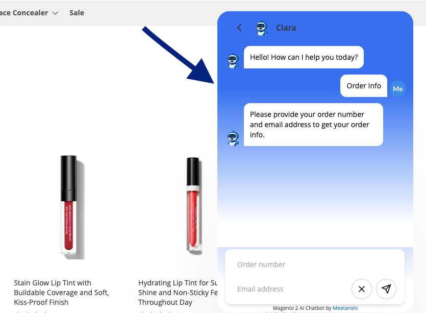 AI chatbot for smart support