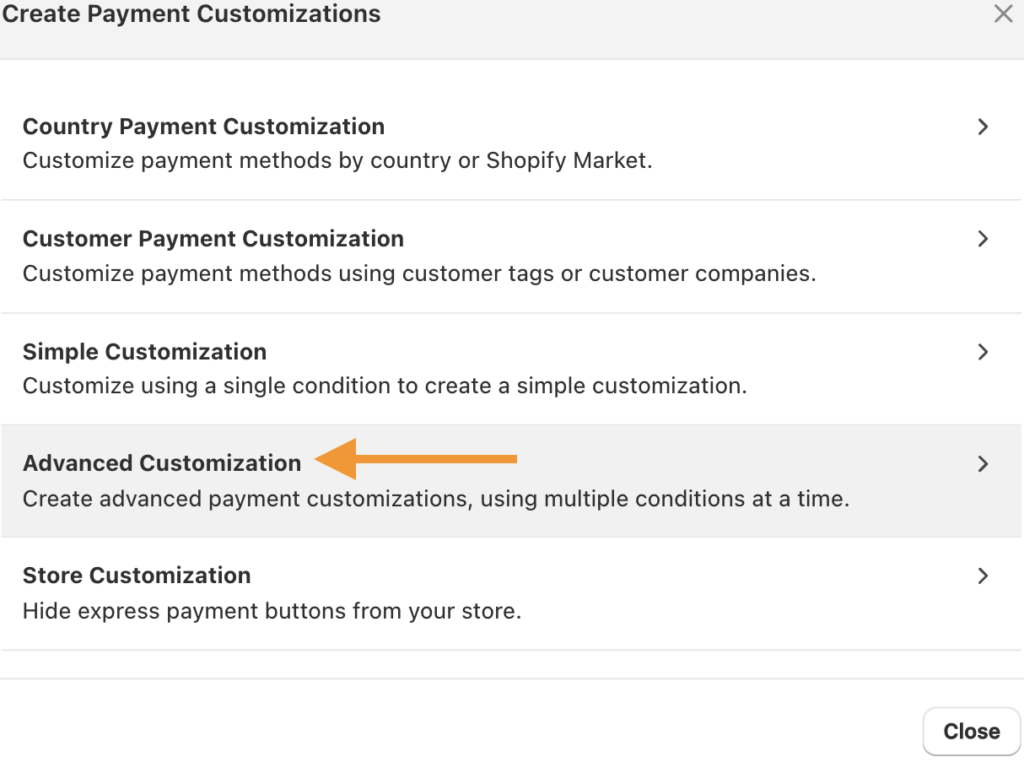 Advanced customization in Shopify