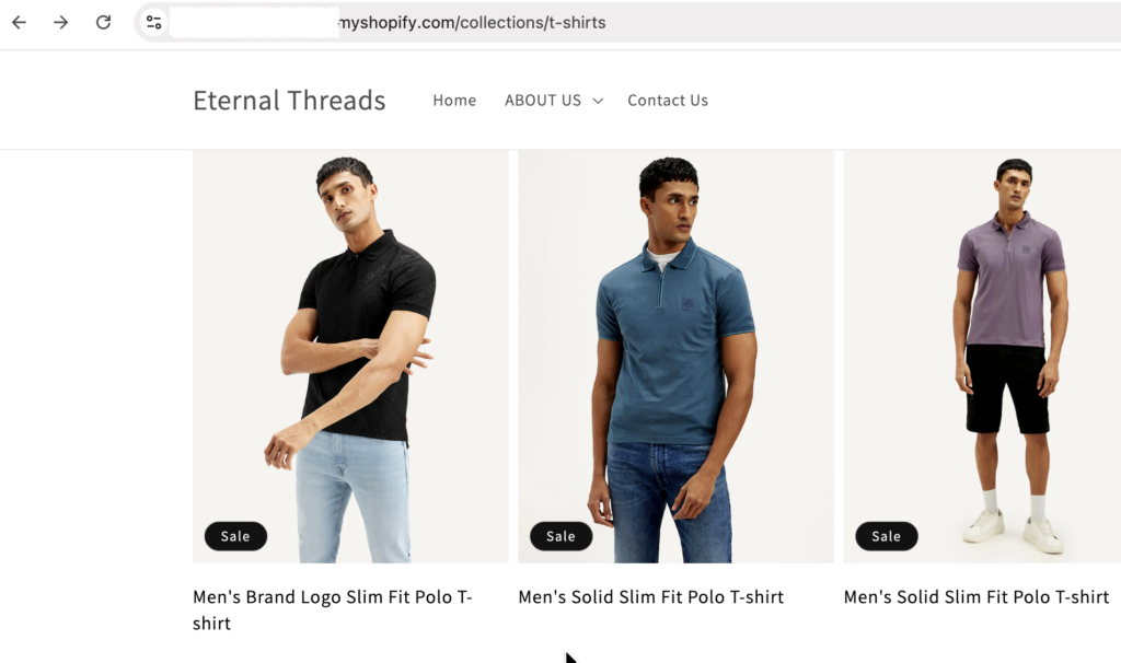 Remove collection price on Shopify