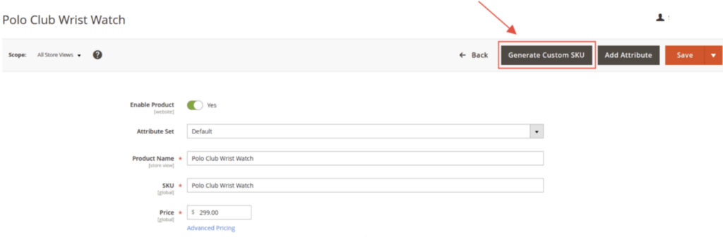 Custom button in the Magento 2 admin