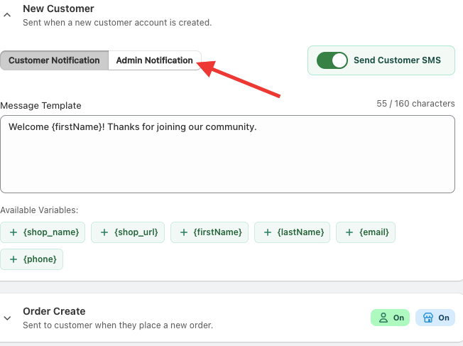 Customize Notification Templates