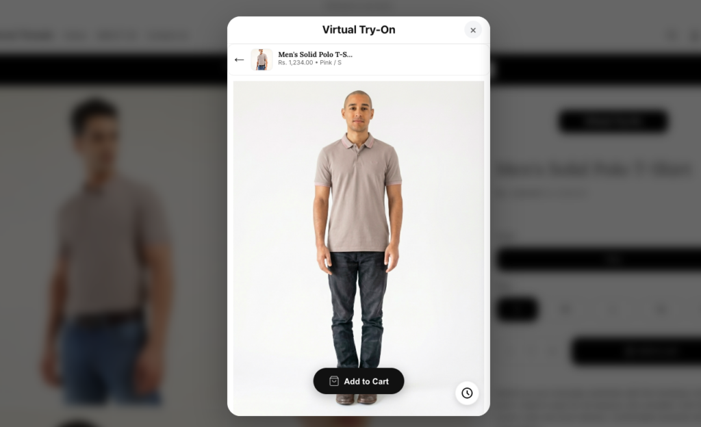 a pop-up opens to upload a photo