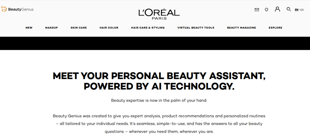 Example AI-powered search