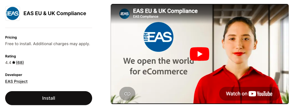 EAS EU & UK Compliance