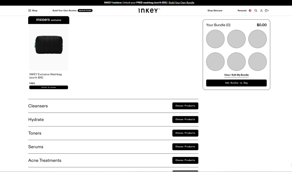 Mix and match bundles