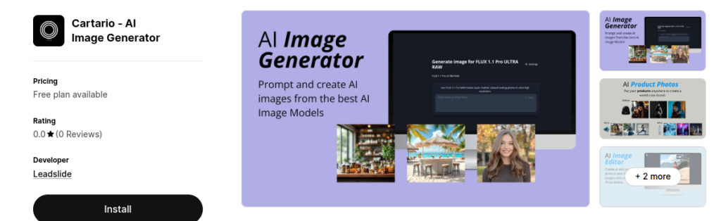 Cartario ‑ AI Image Generator