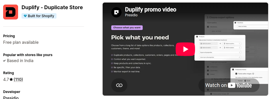 Duplify-Duplicate Store