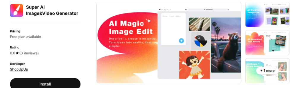 Super AI Image&Video Generator